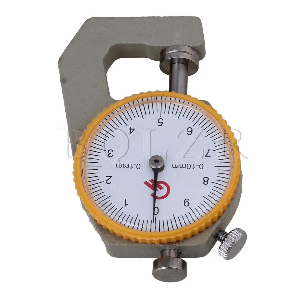 Buy BQLZR 0 to 10mm Compact Round Dial Indicator Pocket Thickness Gage Gauge