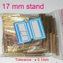 17 мм(100 шт) Латунная Статуэтка/brace/puncheon для камеры безопасности модуль печатной платы установка в сборе