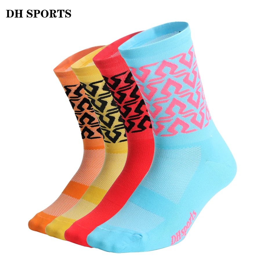 

DH SPORTS Sale Outdoor Professional Brand Compression Sport Socks Breathable Riding Bicycle Sock Men Women Running Cycling Socks