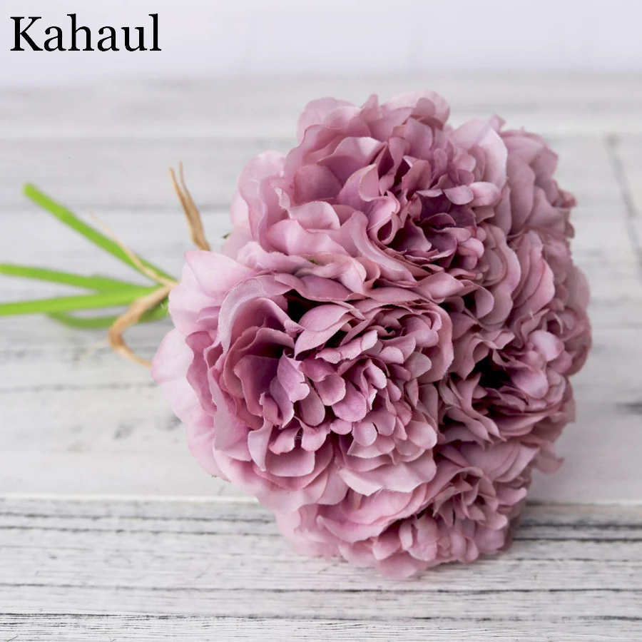Kahual Artificial Silk Flower Bouquet for Home decoration & wedding