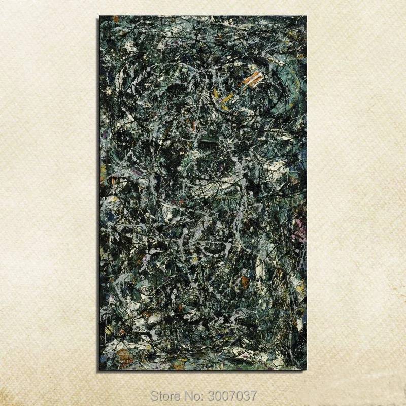 

Jackson Full Fathom Five Still life Abstract oil Painting Drawing art Handmade Canvas Painting Unframed Canvas wall miniature