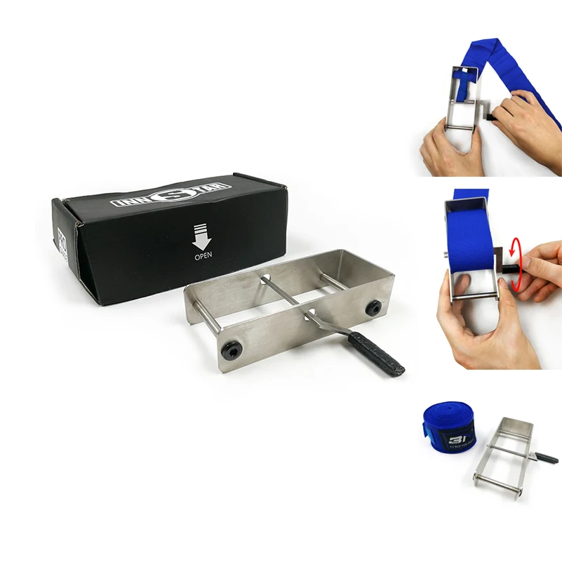 Portable Boxing MMA Hand Wraps Roller 304 Stainless Steel Quick