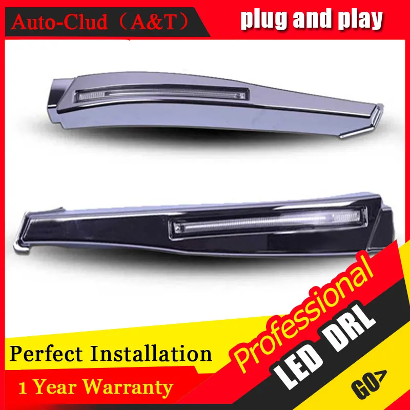 

Auto Clud car styling For Jaguar XF LED DRL For XF led fog lamps daytime running light High brightness guide LED DRL