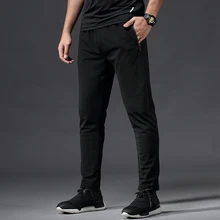 Дышащий шелк светло-голубого цвета мужские зимние штаны для велоспорта быстросохнущие фитнес облегающие штаны для бега тренажерный зал для бега спортивные Штаны тренировочные брюки