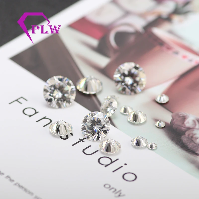 Свободные moissanite 0 6 карат Цвет GH Большая распродажа круглый блестящий срез тест