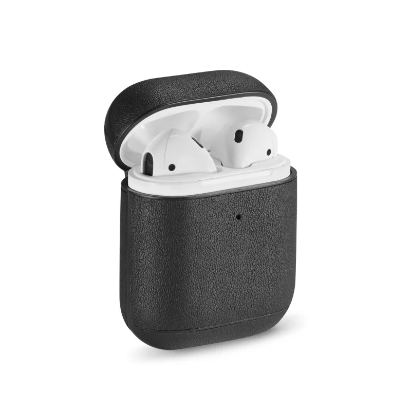 Роскошный бизнес чехол для наушников для Apple Airpods 2 ремешок из искусственной кожи Bluetooth наушники Air Pods чехол AirPod аксессуары