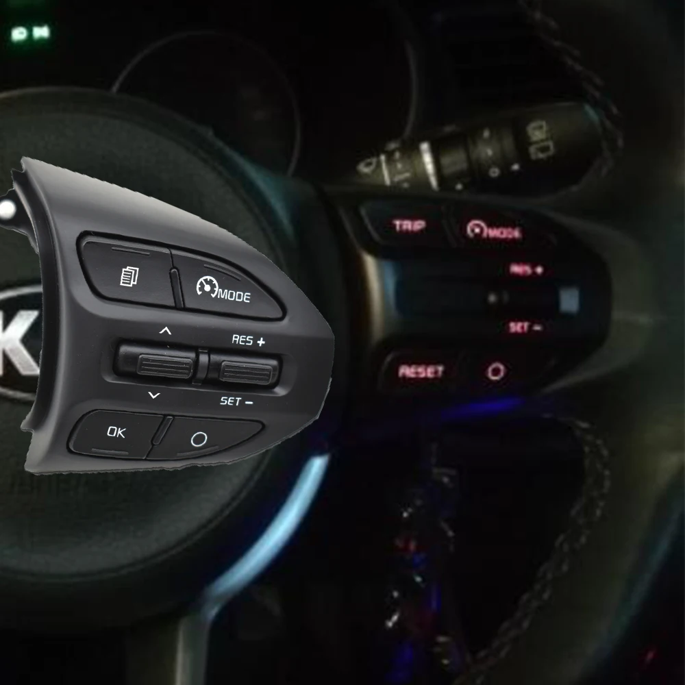 Переключатель кнопки рулевого колеса для KIA K2 RIO RIO X LINE кнопки Bluetooth телефон круиз контроль громкости