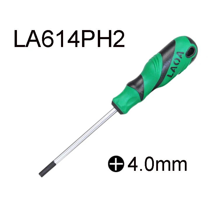 LAOA S2 двухцветная ручка Шестигранная шестиугольная отвертка болт драйвер специальные отвертки - Цвет: PH2