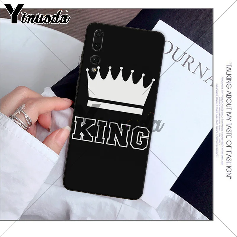 Yinuoda Cartoon Crown King and Queen Phone Case for Huawei P10 plus 20 pro P20 lite mate9 10 lite honor 10 view10 Shell Yinuoda Cartoon Crown King and Queen Phone Case for Huawei P10 plus 20 pro P20 lite mate9 10 lite honor 10 view10 Shell