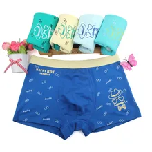 5 шт./партия, нижнее белье для мальчиков с героями мультфильмов мягкие дышащие детские трусы-боксеры для детей от 7 до 16 лет, детские трусики Kawaii, трусы, трусы