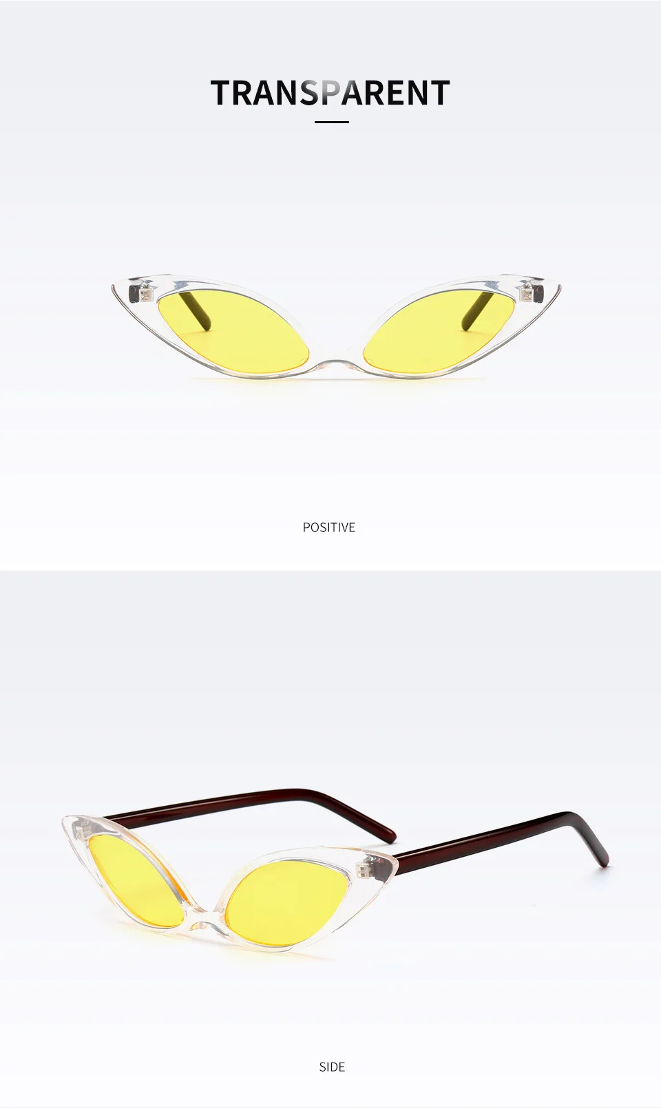 2019 Trendy Cat Eye Sunglasses Women Brand Designer Vintage Small Sun Glasses 90s Fashion Eyeglasses Shades Goggles UV400