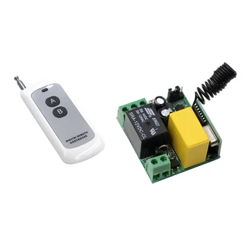 

AC 220V 1CH Wireless Relay Remote Control Switch Radio Light Switch 220 V Switch With Remote Transmitter Micro Receiver