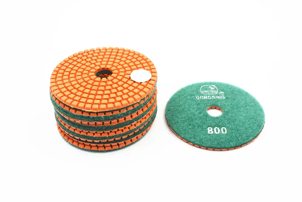 800 Grit Diamond Polishing Pads 10pcs Set Marble Granite Concrete Stone