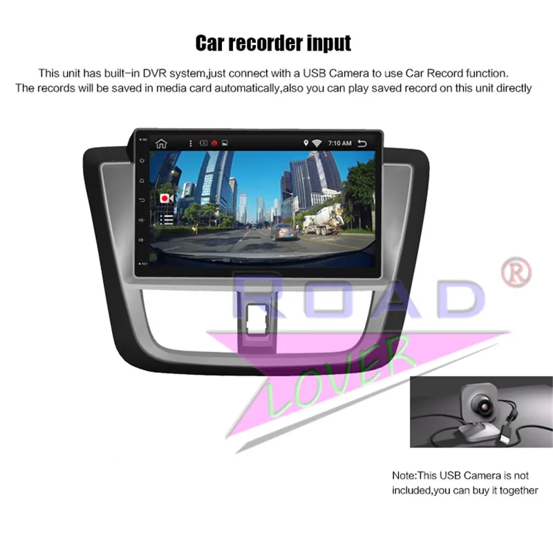 Excellent Roadlover Android 8.1 Car PC Multimedia Autoradio For Toyota Vios 2017 Stereo GPS Navigation Magnitol 2 Din Player Video NO DVD 17