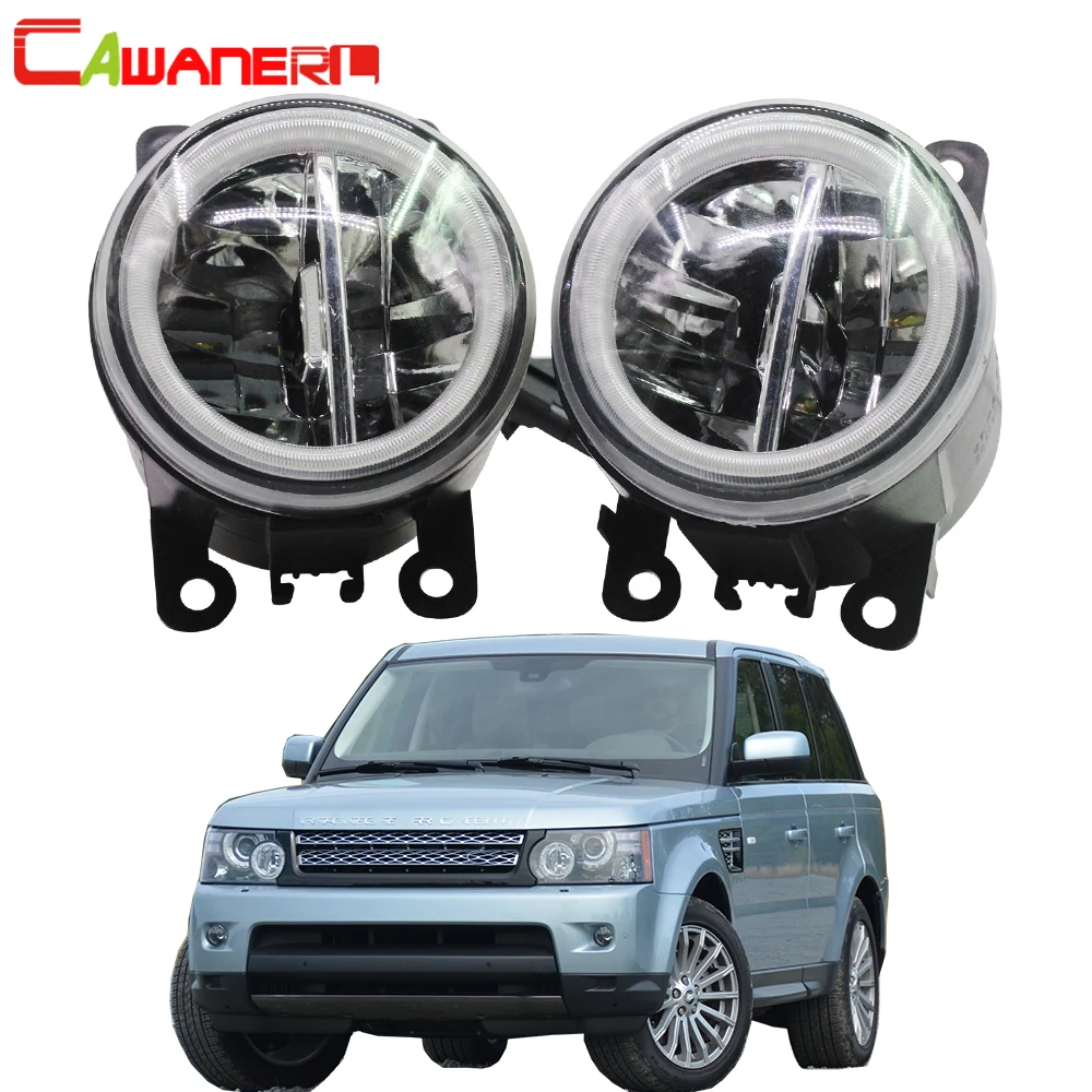 Cawanerl для Land Rover Range Rover Sport LS закрытый внедорожник 2006-2013 Автомобиль H11 Светодиодный противотуманный светильник+ Ангел глаз DRL 12 В