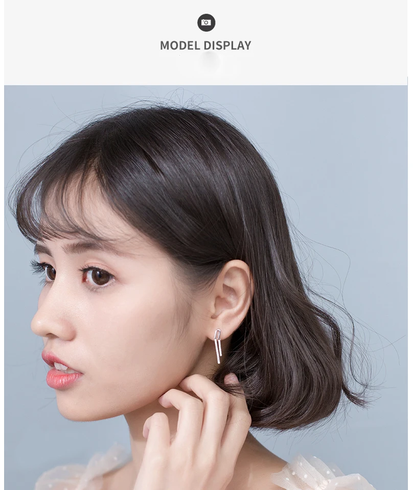 Women Earrings Silver 925 Cubic Zirconia Geometric Statement Earrings Orecchini For Wedding Party Jewelry Pendientes Feminino (9)