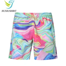 Новые мужские с принтом пляжные шорты быстро сухой пляжная одежда шорты для бега Купальник Плавки Спортивные шорты пляжные шорты M-2XL