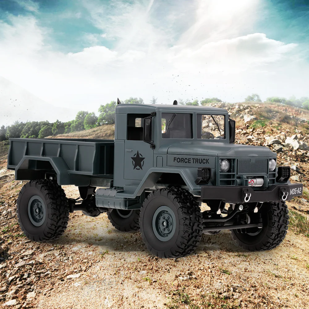 FY001A Military RC Car 1/16 2.4GHz 4WD 3000G Load Militares Truck Off