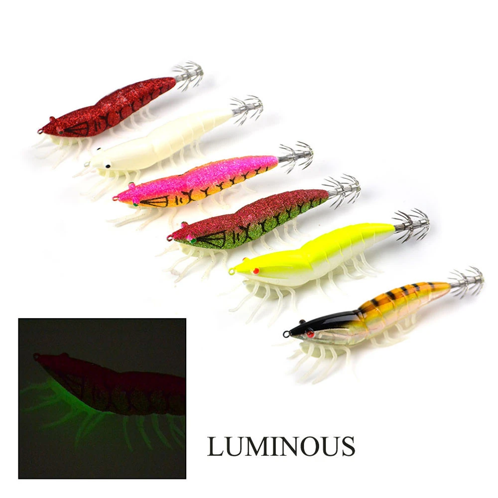 Bionic Shone Shrimp Lure Brand Artificial Fishing Prawn Lures