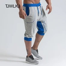 TJWLKJ Фитнес Бодибилдинг мужские тренировочные брюки летние хлопковые быстросохнущие спортивные мужские шорты для бега повседневные мужские s шорты для тренировок