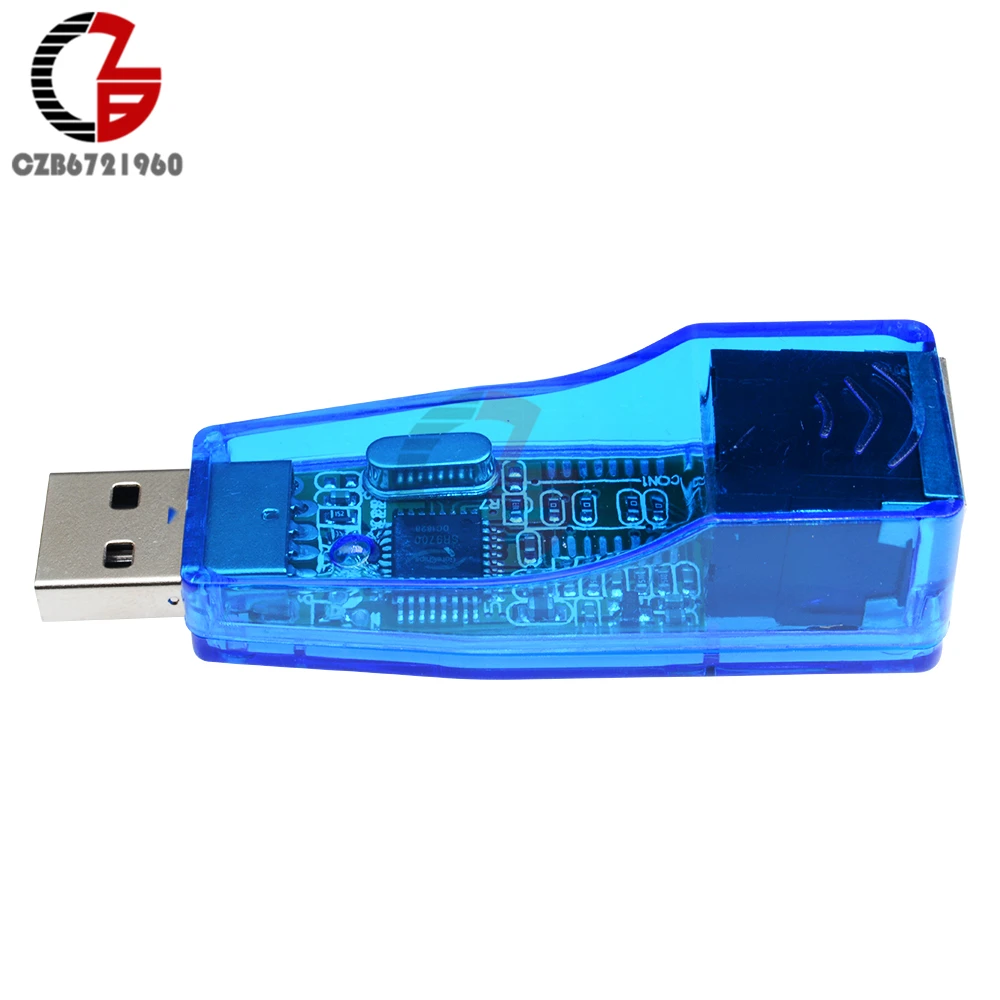 USB Ethernet адаптер USB 2,0 для RJ45 Ethernet Сетевая карта LAN адаптер USB Ethernet разъем RD9700 для Windows 7/8/10/XP