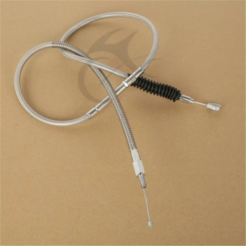 140CM Stainless Braided Clutch Cable For Harley Sportster 1200 Iron 883