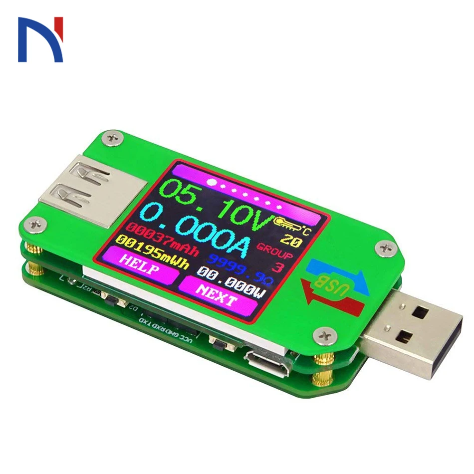 

UM24 UM24C Voltmeter Ammeter For APP USB 2.0 LCD Display Battery Charge Voltage Current Meter Multimeter Cable Measure Tester