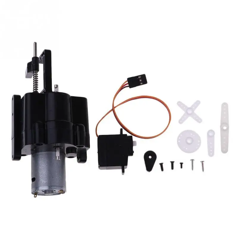 

1/16 Shift Transfer With Motor+Servo RC Car Split Upgraded Gearbox For WPL Accessories B14 B16 B24 C14 C14 C24 RC Cars