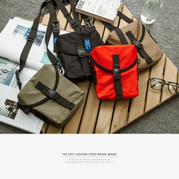 

INFLATION Messenger Bag Small Pouch Waist Leg Bag Motorcycle Travel Cell/Mobile Phone Fanny Pack 131AI2017