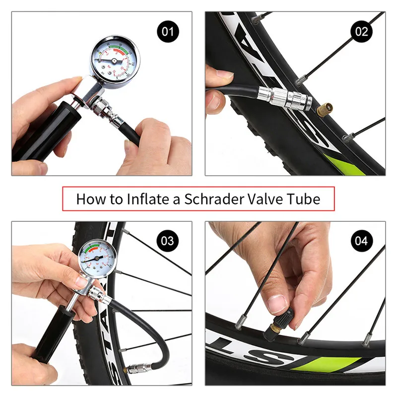 16 In 1 Multifunction Bicycle Repair Tools Sets Mountain Bike Bicycles Repair Tool Kit With Wrench Cylinder Pressure Gauge Cycle (5)