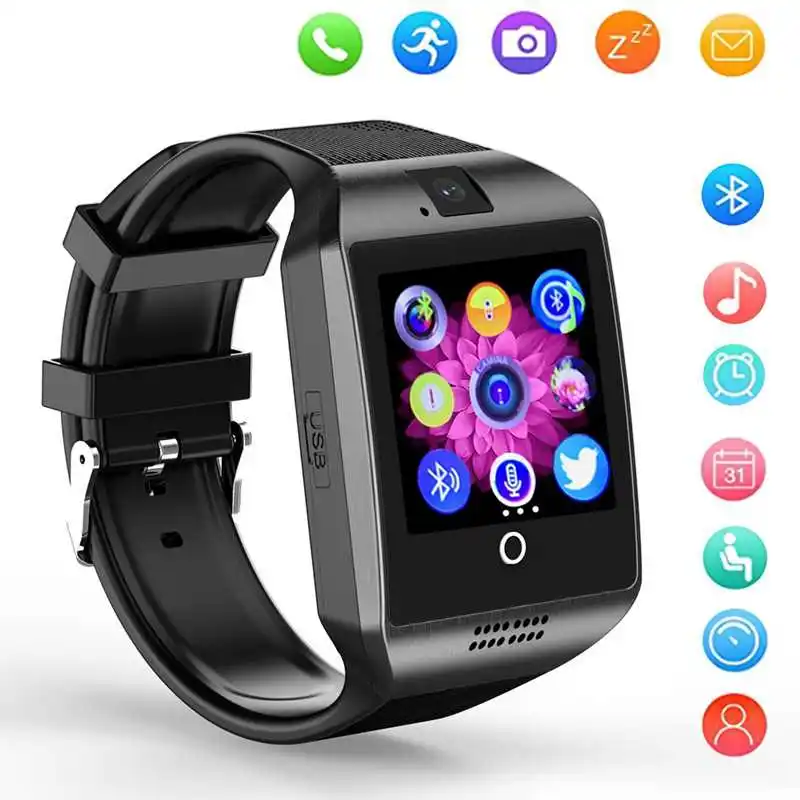 

Multifunction Smart Watch Fashion Women Anti-loss Wristwatches Simple SMS MP4 Step Gauge Analysis Silicone Strap Men Sport Hour