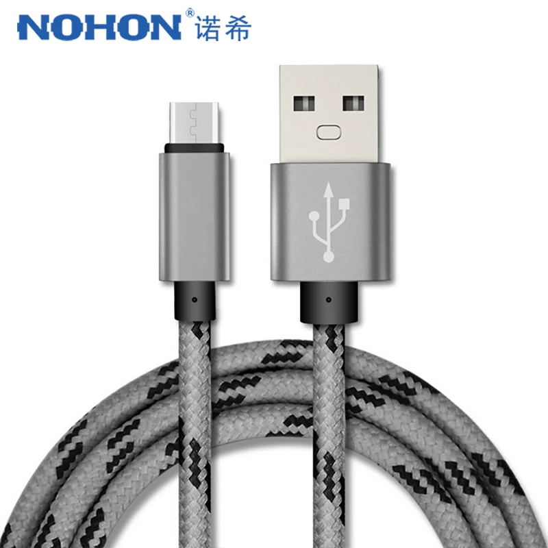 

NOHON Micro USB Sync Charging Cable For Xiaomi Redmi 4X 4A For Samsung Galaxy S7 S6 For Huawei Android Phone Fast Charge Cables