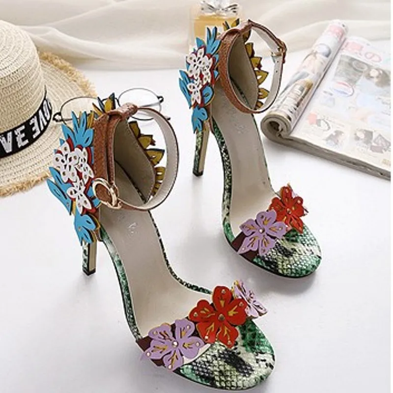 

New Fashionable Sexy Fine-heeled Sandals For Women In Europe And America In Spring And Summer Of 2019 Size35-40