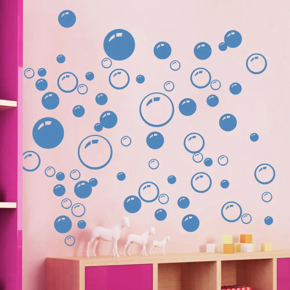 4colors kitchen bathroom Bubble wall sticker removable waterproofing home wall decal PVC wall sticker