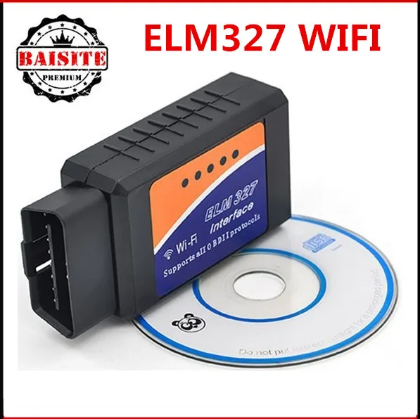 20 шт./лот промо-Акция! последняя версия V2.1 ELM327 WI-FI OBD2/OBDII Авто диагностический сканер ELM 327 Диагностический Инструмент Wi-Fi