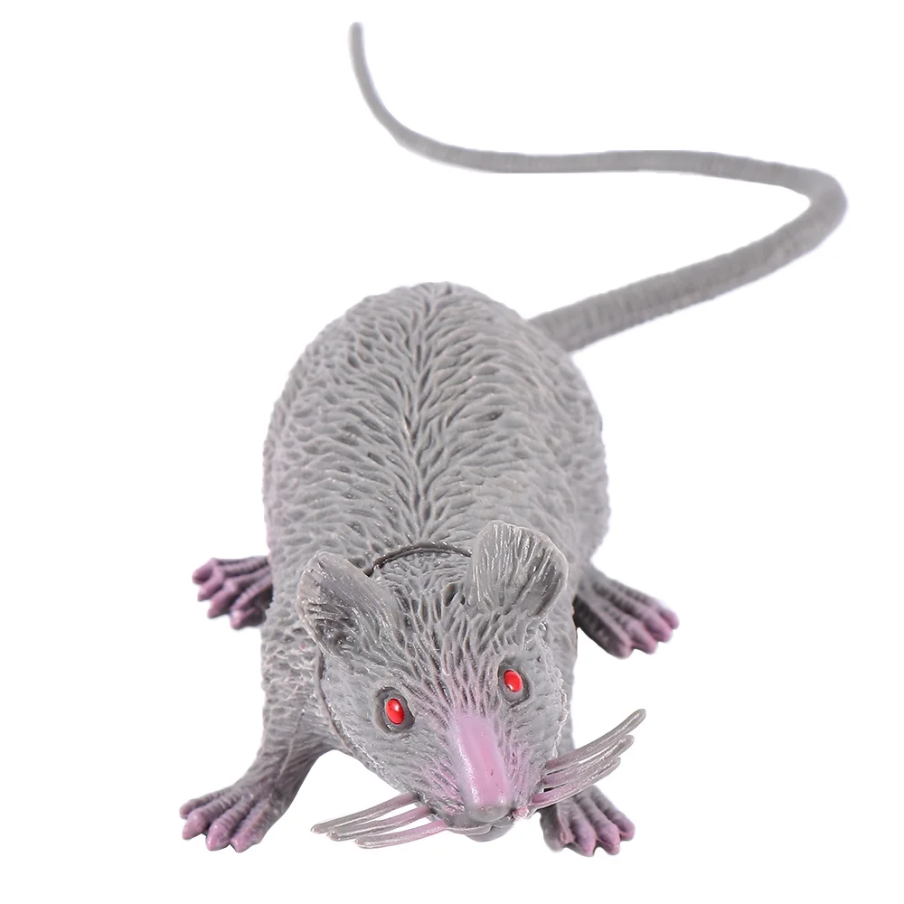 2025 Hot 1Pcs Funny Tricky Joke Fake Lifelike Mouse Model Prop Halloween Gift Toy Party Decor for Kids Novelty & Gag Toys
