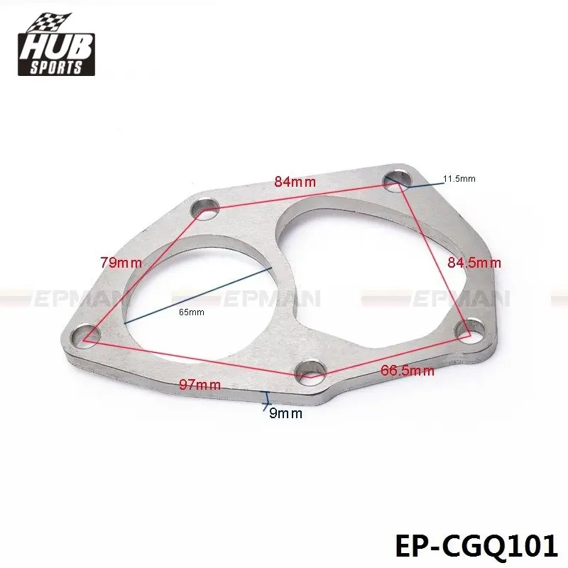 Выхлопная труба для Mitsubishi Lancer EVO 4 ~ 9|turbo flange|turbo lancerflange pipe |