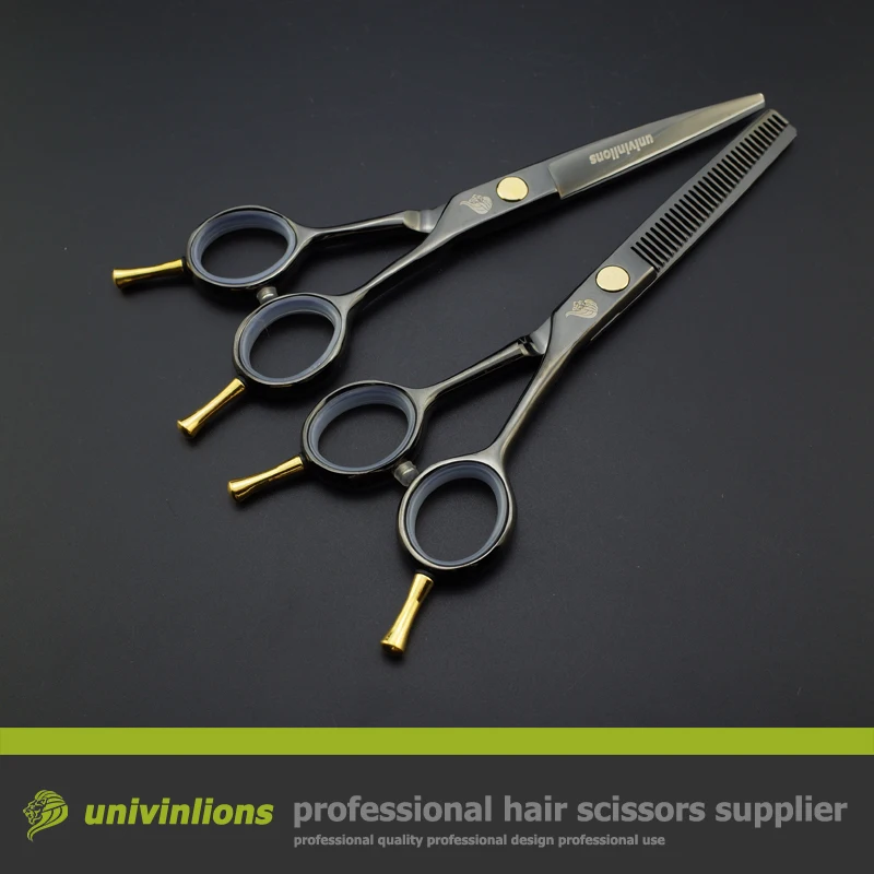 5.5 hot black hair scissors hairdressing scissors cabelereiro teflon scissors thinning shears haircut kit for hairdressers set 5.5 hot black hair scissors hairdressing scissors cabelereiro teflon scissors thinning shears haircut kit for hairdressers set