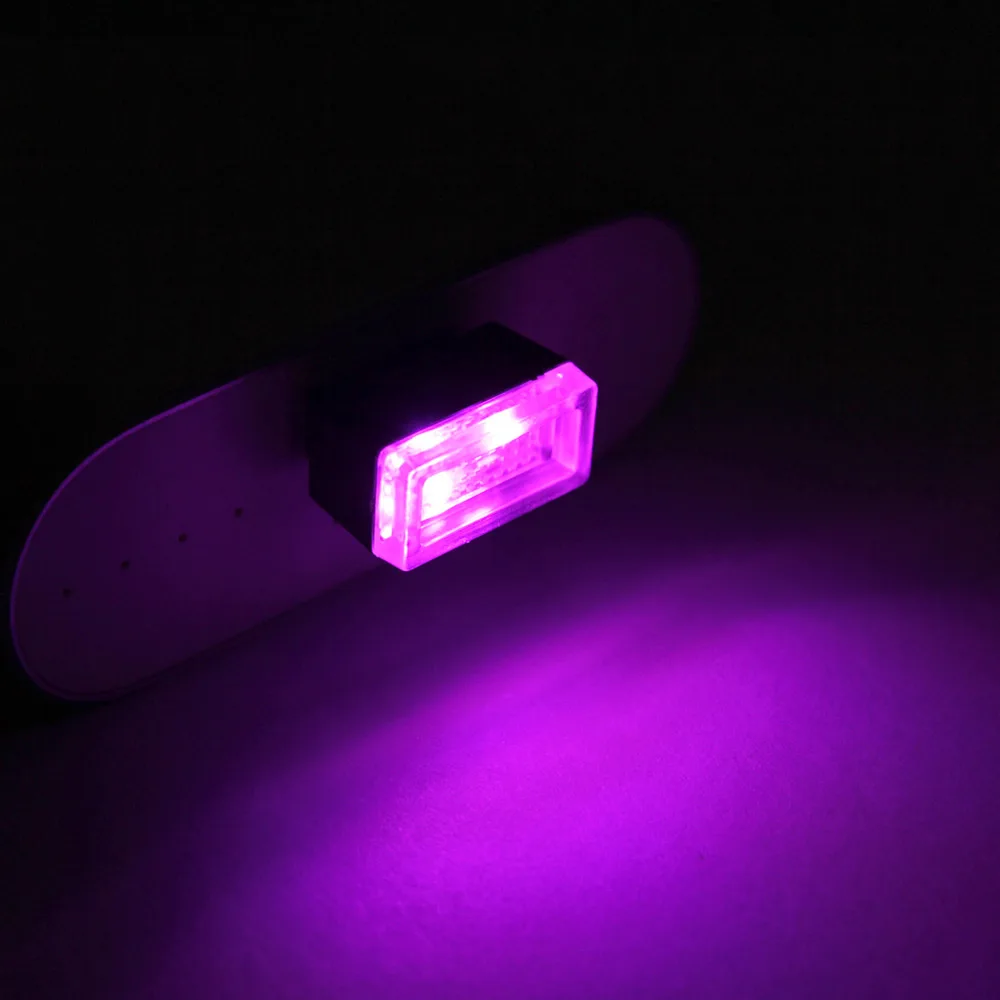 2 шт. Мини светодиодный атмосферное освещение автомобиля DC 5 в USB Cigeratte отделка для прикуривателя свет авто лампа нижнего освещения Внутреннее освещение 5 цветов