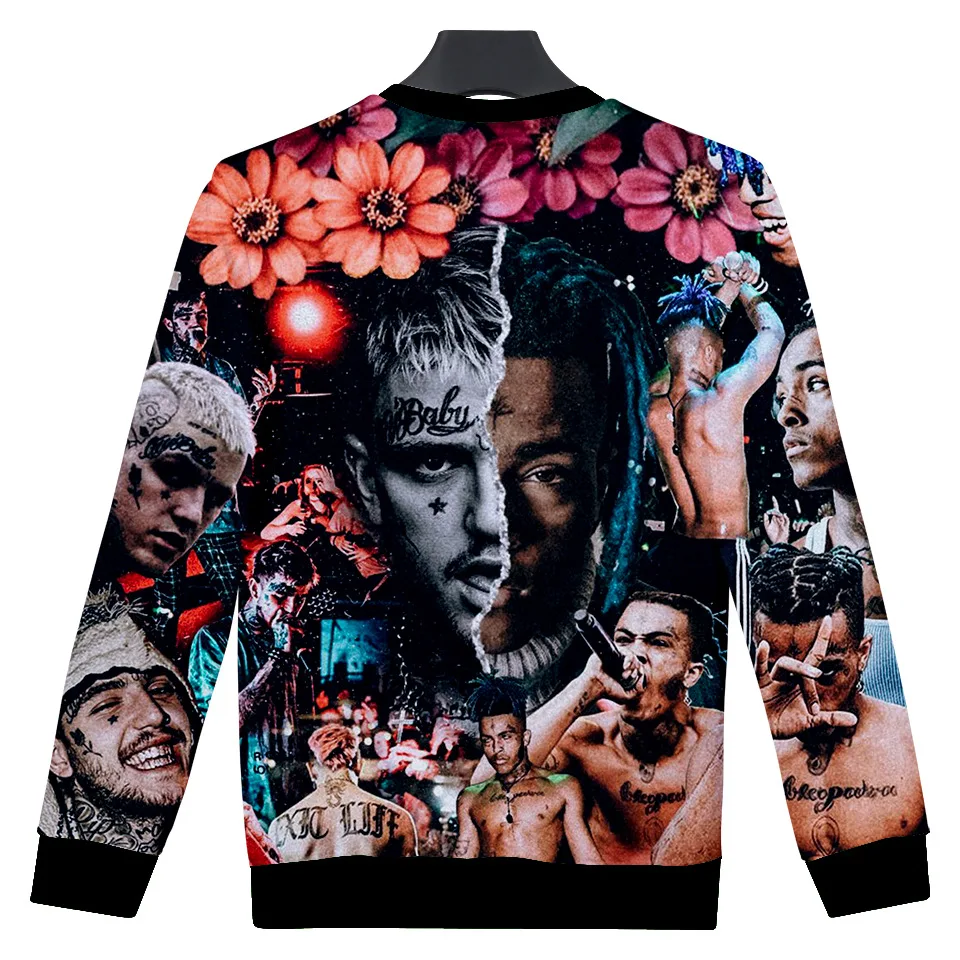 Горячая Распродажа Lil Peep And XXXtentacion 3D свитшоты для мужчин с круглым вырезом и