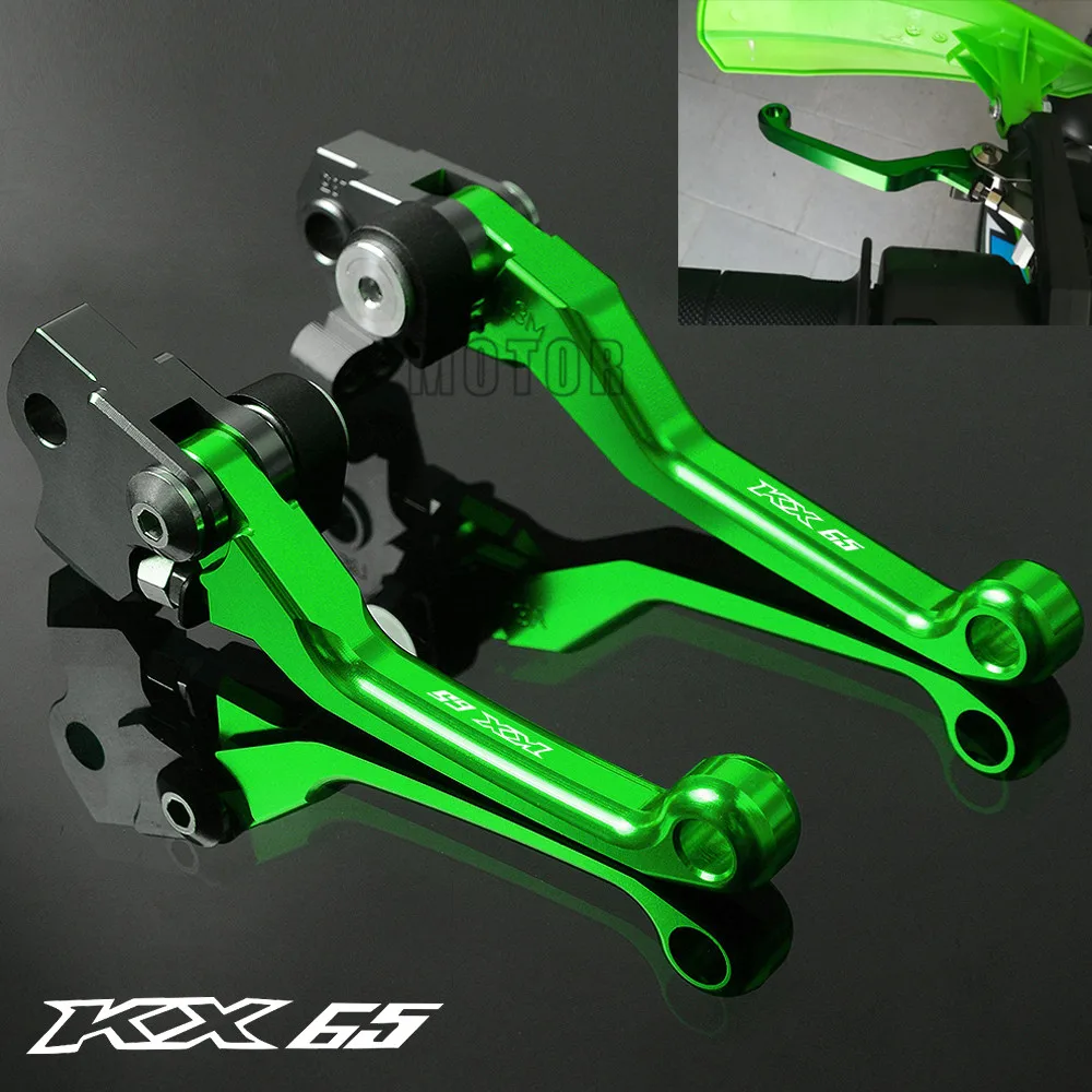 Для Kawasaki KX65 KX 65 2000-2018 2001 2002 CNC алюминиевый Мотоцикл Dirt Pit Bike DirtBike Motocross Pivot тормозные