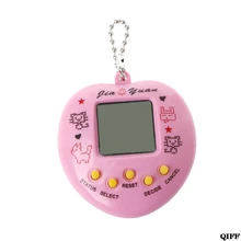 Прямая поставка& ЖК-дисплей виртуальный цифровой ПЭТ Ручной Электронный игровой автомат с брелок в форме сердца Форма APR29