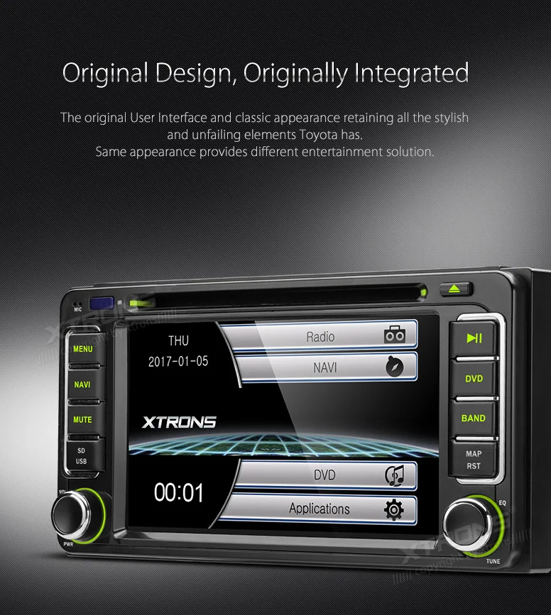 Top XTRONS 6.2" HD Digital Touch Screen 2 din Radio GPS Navigation Car DVD Player for Toyota Toyota RAV4 VIos Hilux Terios Fortuner 5 Top XTRONS 6.2" HD Digital Touch Screen 2 din Radio GPS Navigation Car DVD Player for Toyota Toyota RAV4 VIos Hilux Terios Fortuner 5