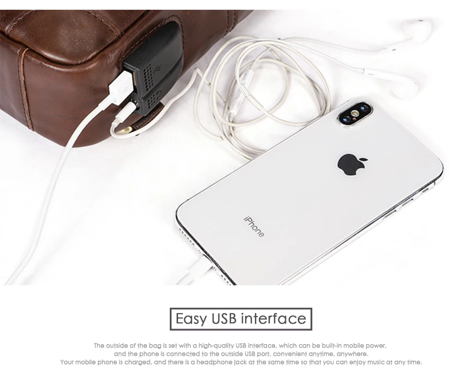 genuine leather men bag zipper crossbody bag sling bag men chest pack men messenger bags (27)