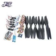 JMT 6-ось Складная стойка RC Вертолет Комплект KK Управление доска+ 750KV бесщеточный мотор диска+ 15x5,5 пропеллер+ 30A ESC