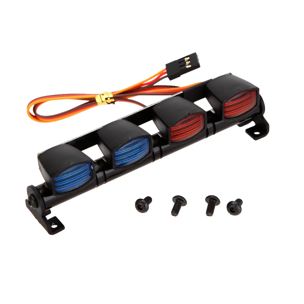 

AX-505RBL Multi-function RC Car Ultra Bright LED Lamp for 1/10 1/8 RC HSP Traxxas TAMIYA CC01 4WD Axial SCX10 Model LED Light