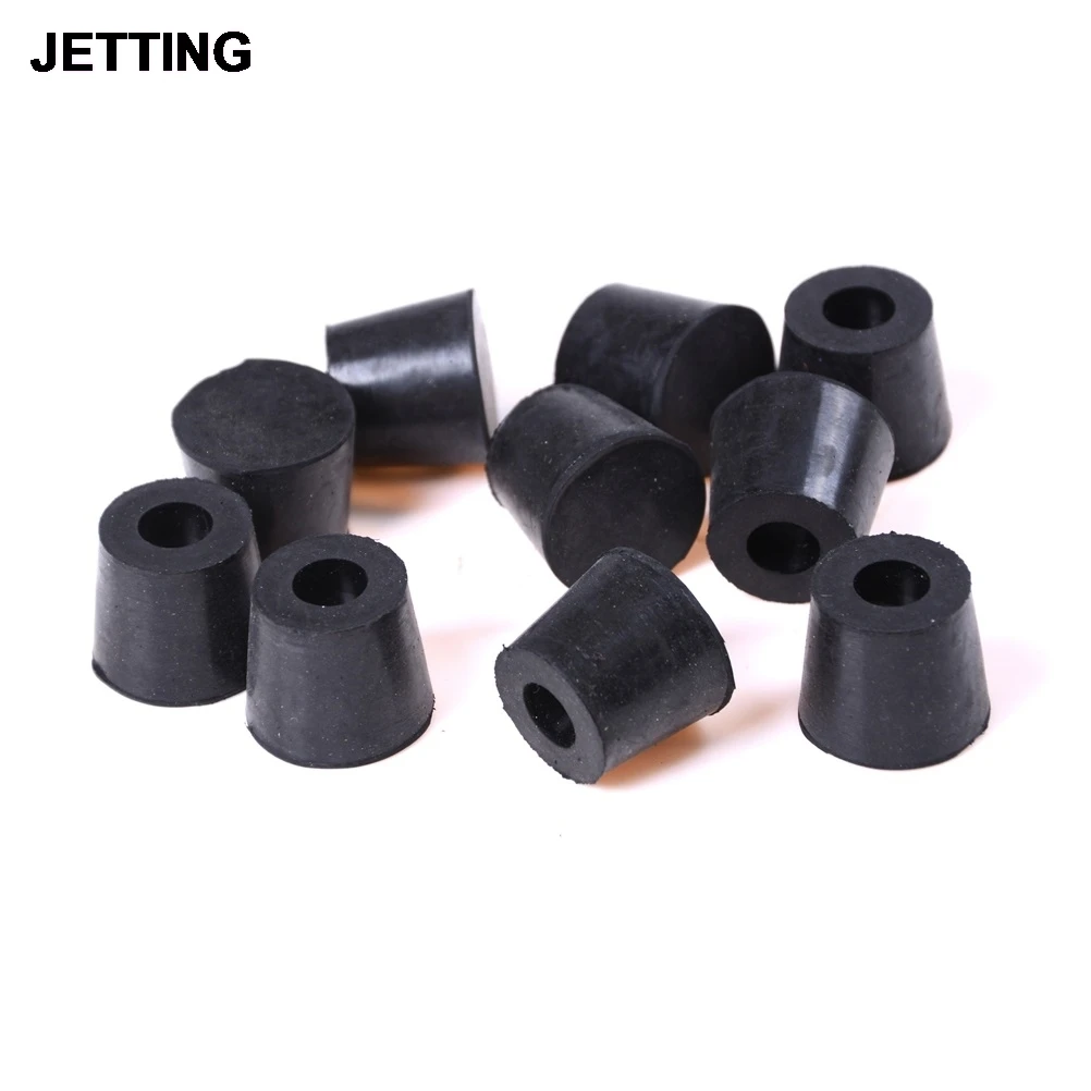 10 Pcs Multi Type Size Conical Recessed Rubber Feet Bumpers Covers