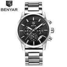 BENYAR Étanche Hommes Montres Top Marque De Luxe 2017 Hommes de Montres À Quartz-montre-Bracelet Montres Pour Hommes
