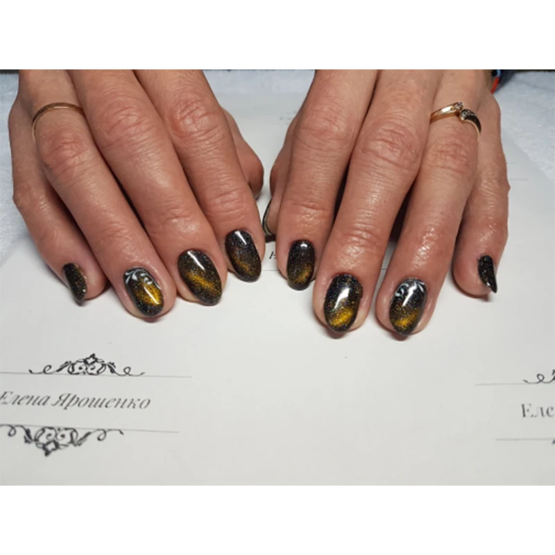 LEMOOC 3D Chameleon Cat Eyes UV Gel Polish Soak Off Magnetic Nail Varnish Nail Art Semi Permanent Led UV Gel Nail Enamel