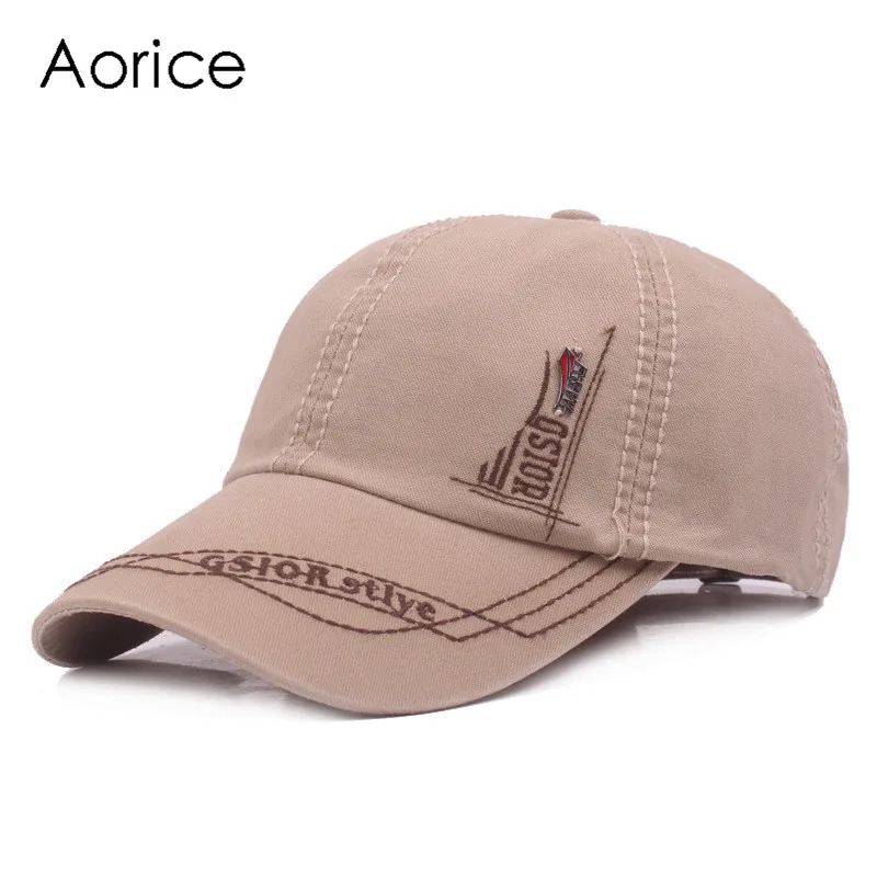 Aorice CF9118 хлопок вышитые бейсбольные кепки мужские повседневные дикие женские